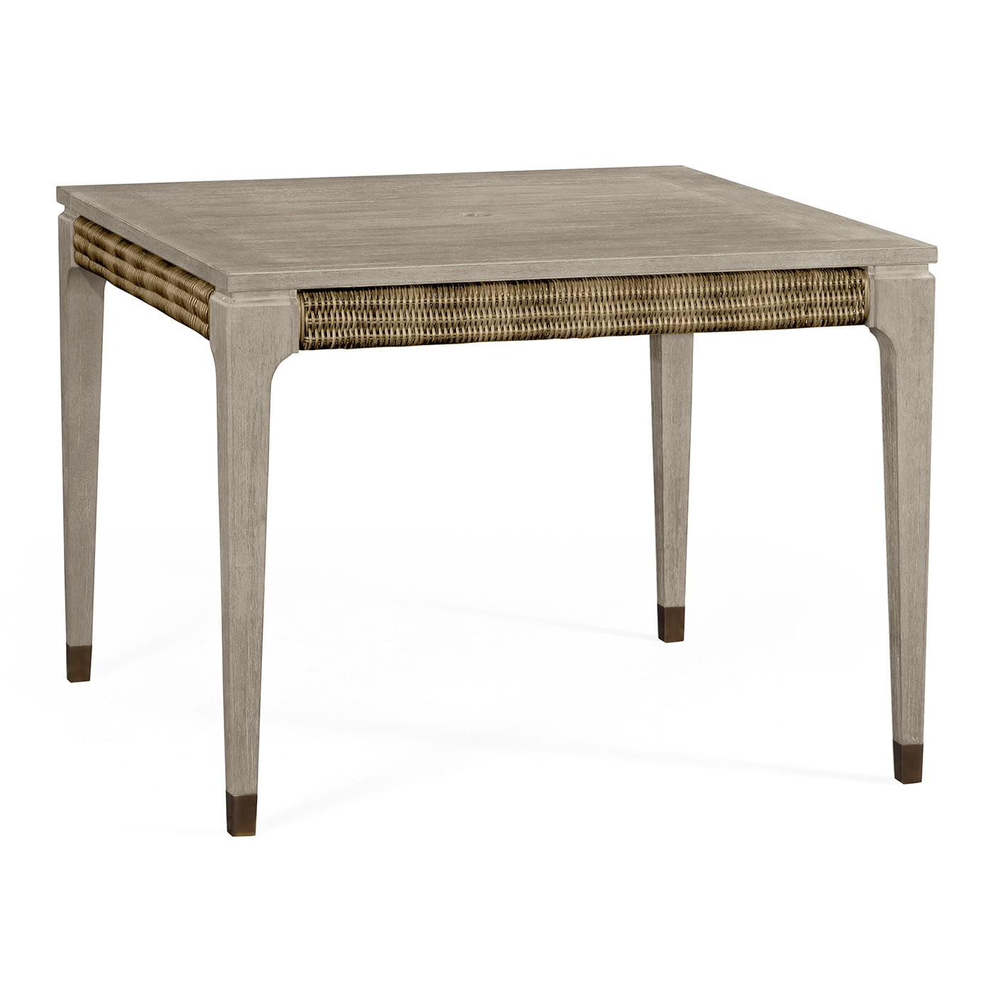 Square Navajo Sand & Rattan Dining Table 40