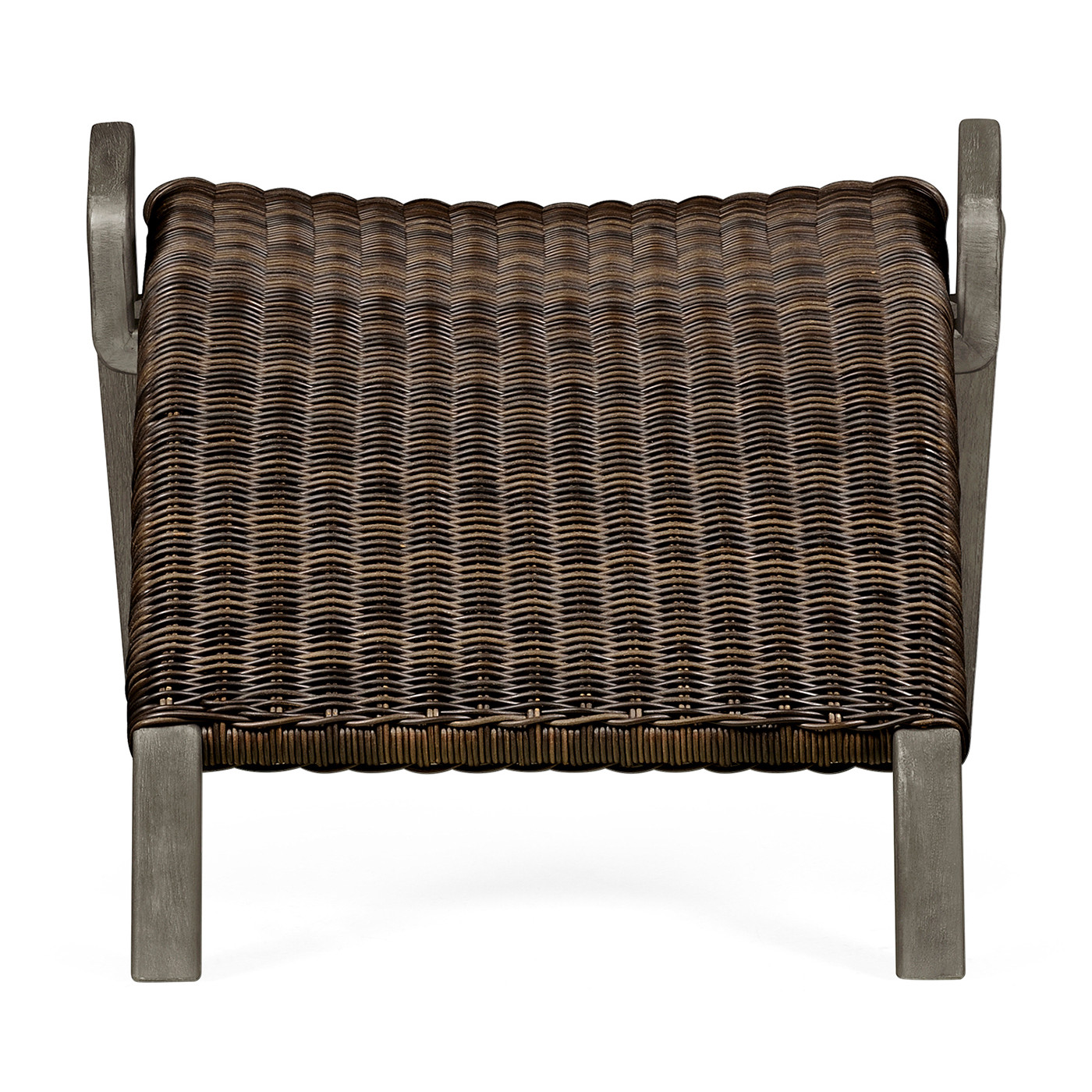 Foot Rest Only - Connects with Grey & Rattan Lounge Chair 550008-LGW