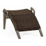 Foot Rest Only - Connects with Grey & Rattan Lounge Chair 550008-LGW