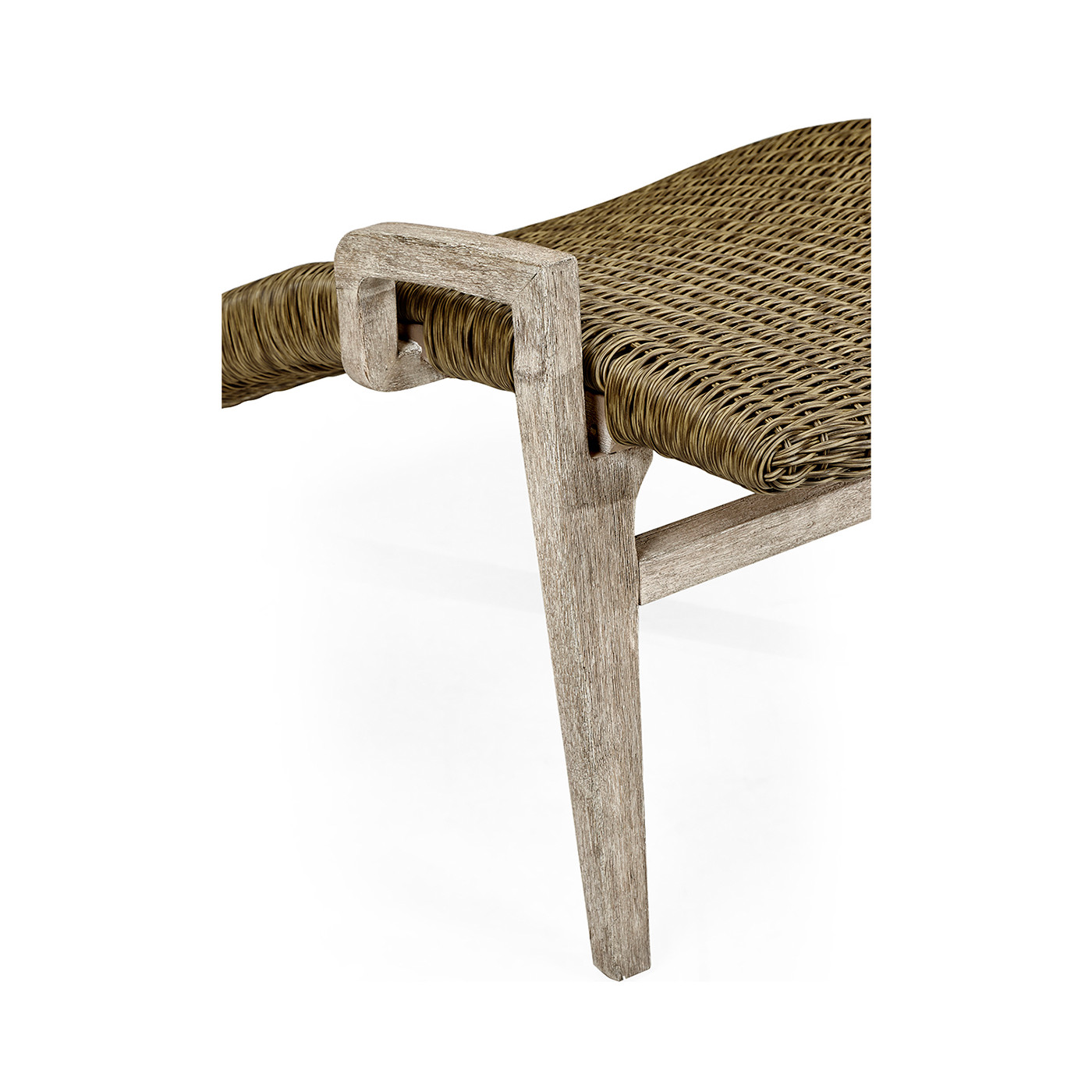 Foot Rest Only - Connects with Navajo Sand & Rattan Lounge Chair 550008-PNS