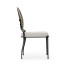 Circle Back Grey & Iron Dining Side Chair