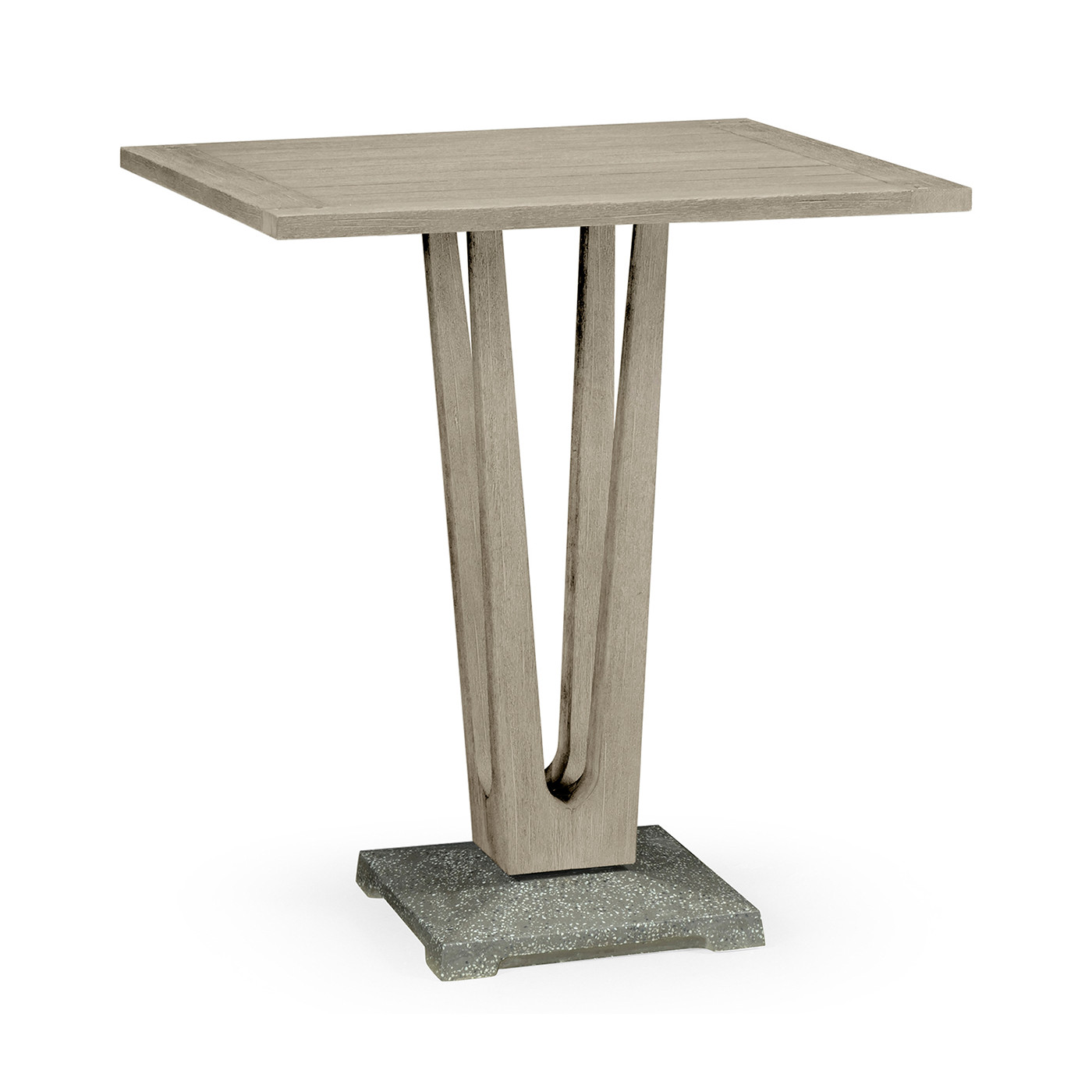 Square Navajo Sand Counter Table with a Terrazzo Base 32