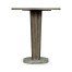 Round Grey Bar Table with a Terrazzo Base 36