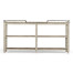 Rectangular Navajo Sand & Brass Sideboard with Removable Tray