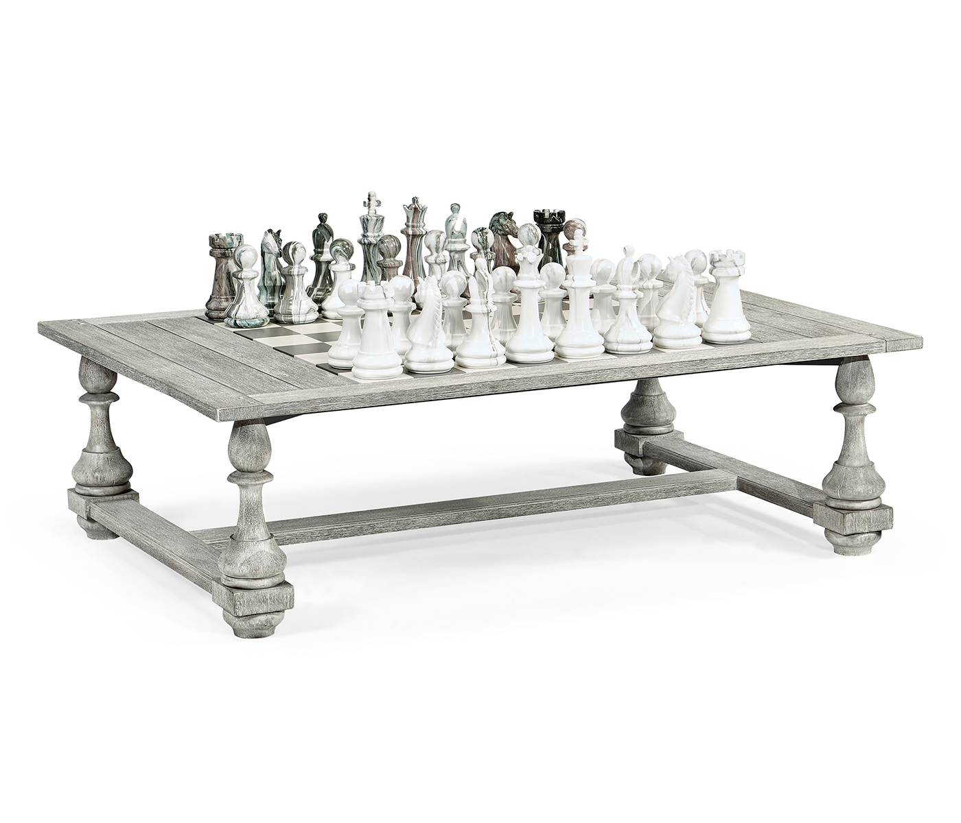 Rectangular Cloudy Grey Games Coffee Table