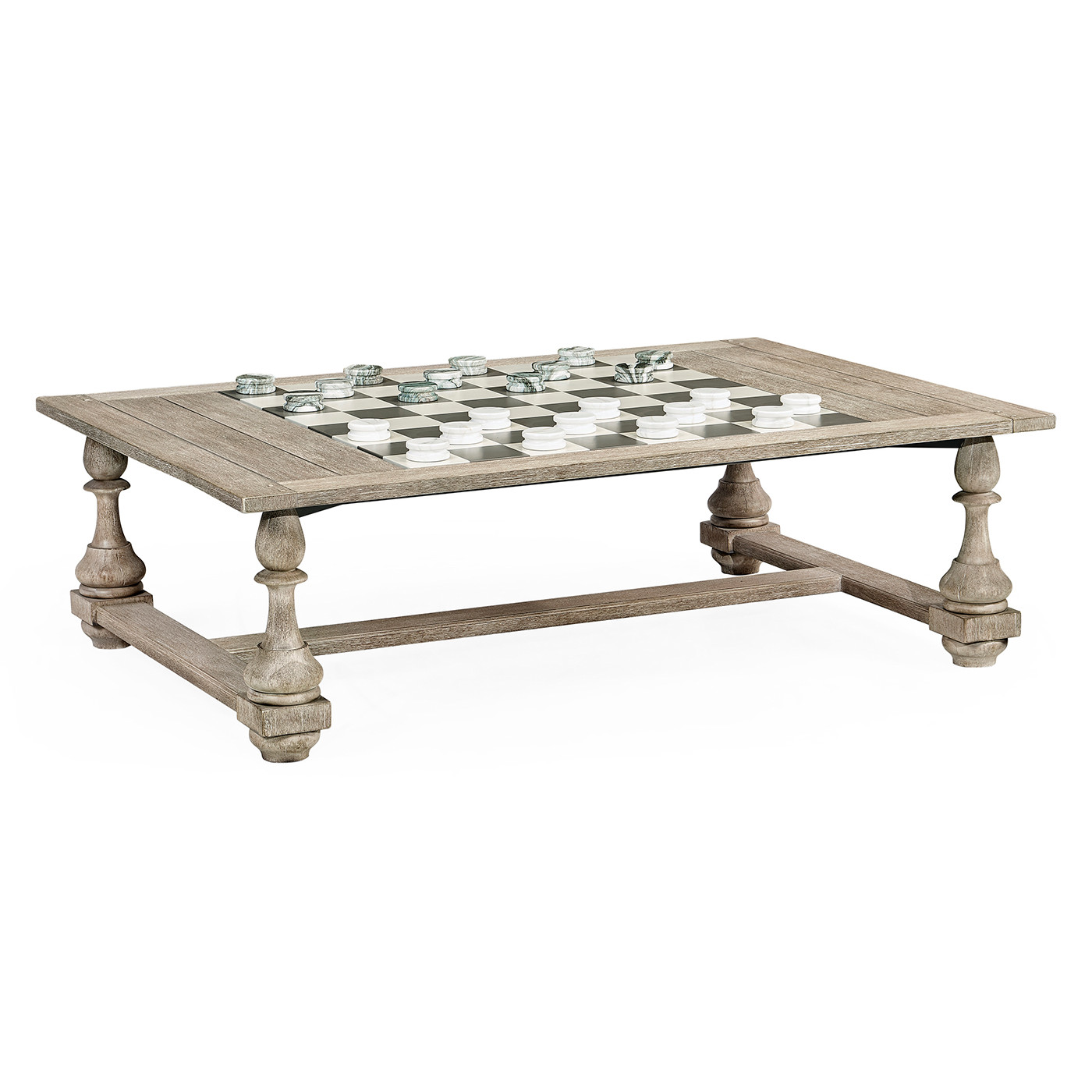 Rectangular Navajo Sand Games Coffee Table