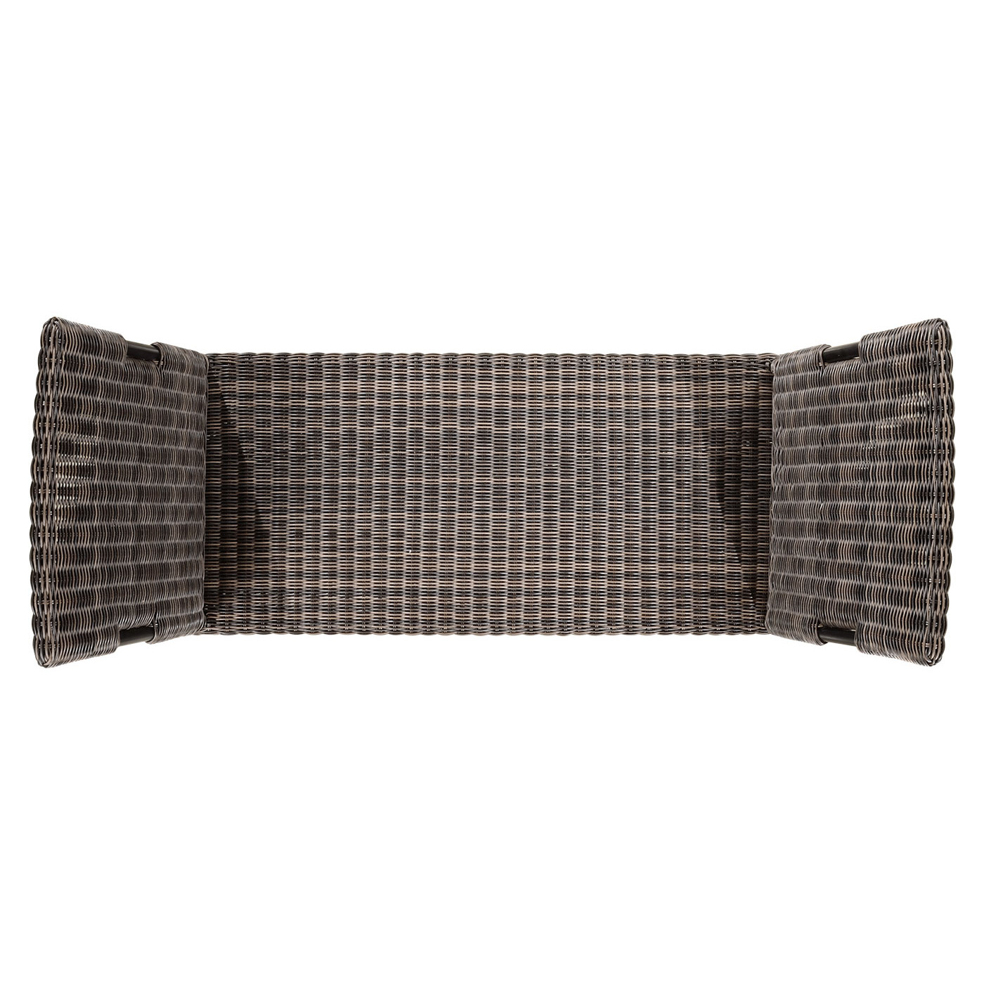 Rattan Latt Bench with Cushion & Pillows