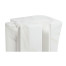 Faux White & Grey Marble Puzzle Piece Side Table