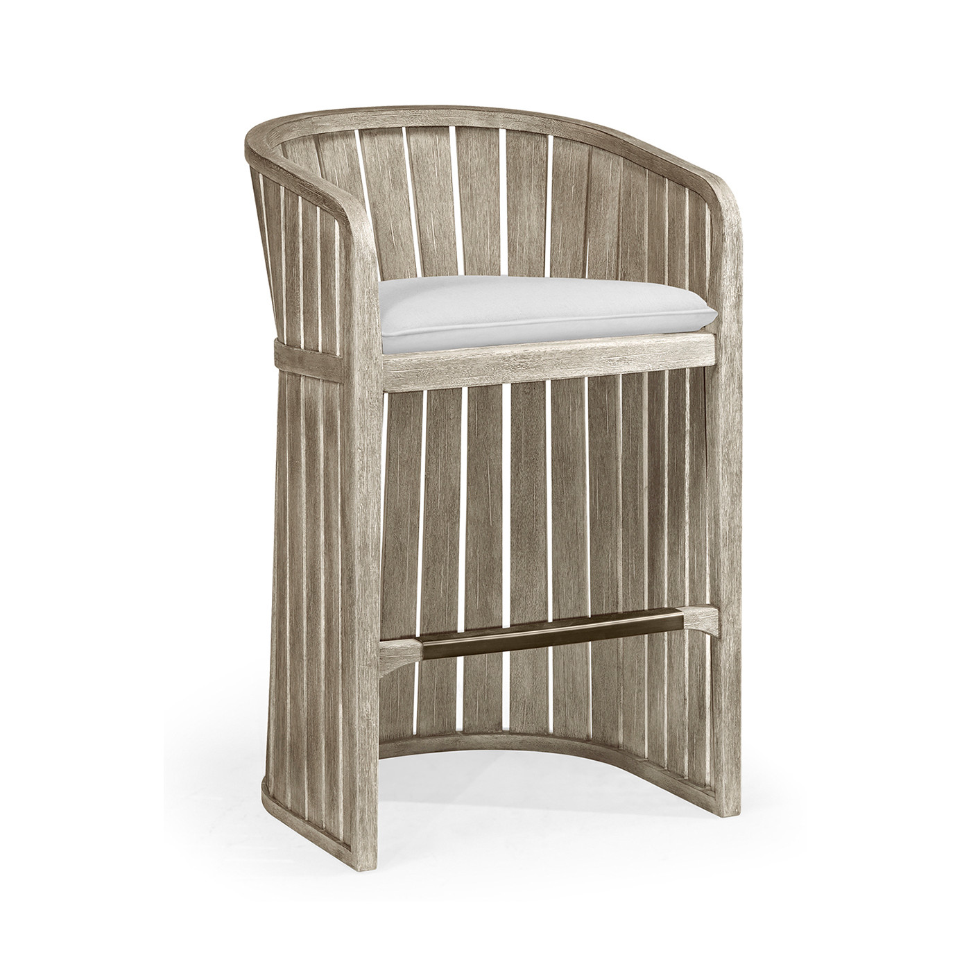 Slatted Navajo Sand Tub Bar Stool