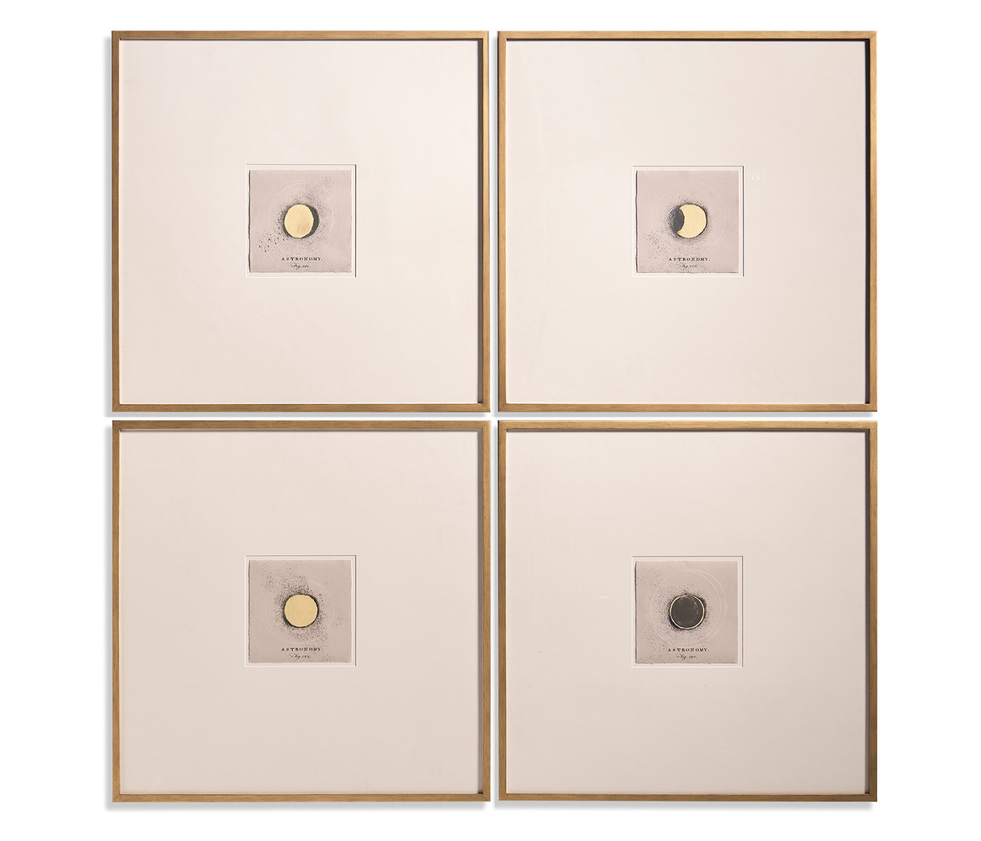 Antique Astronomy - Set of 4