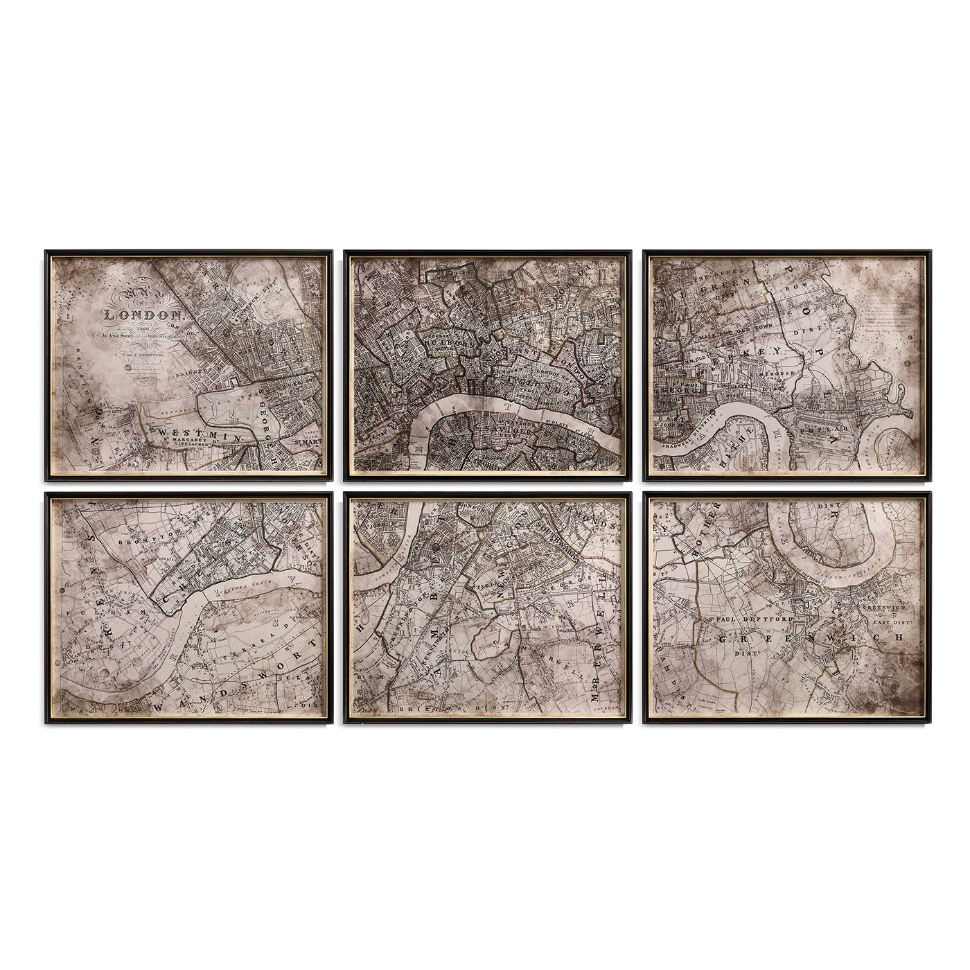 Districts of the Metropolis - Set of 6